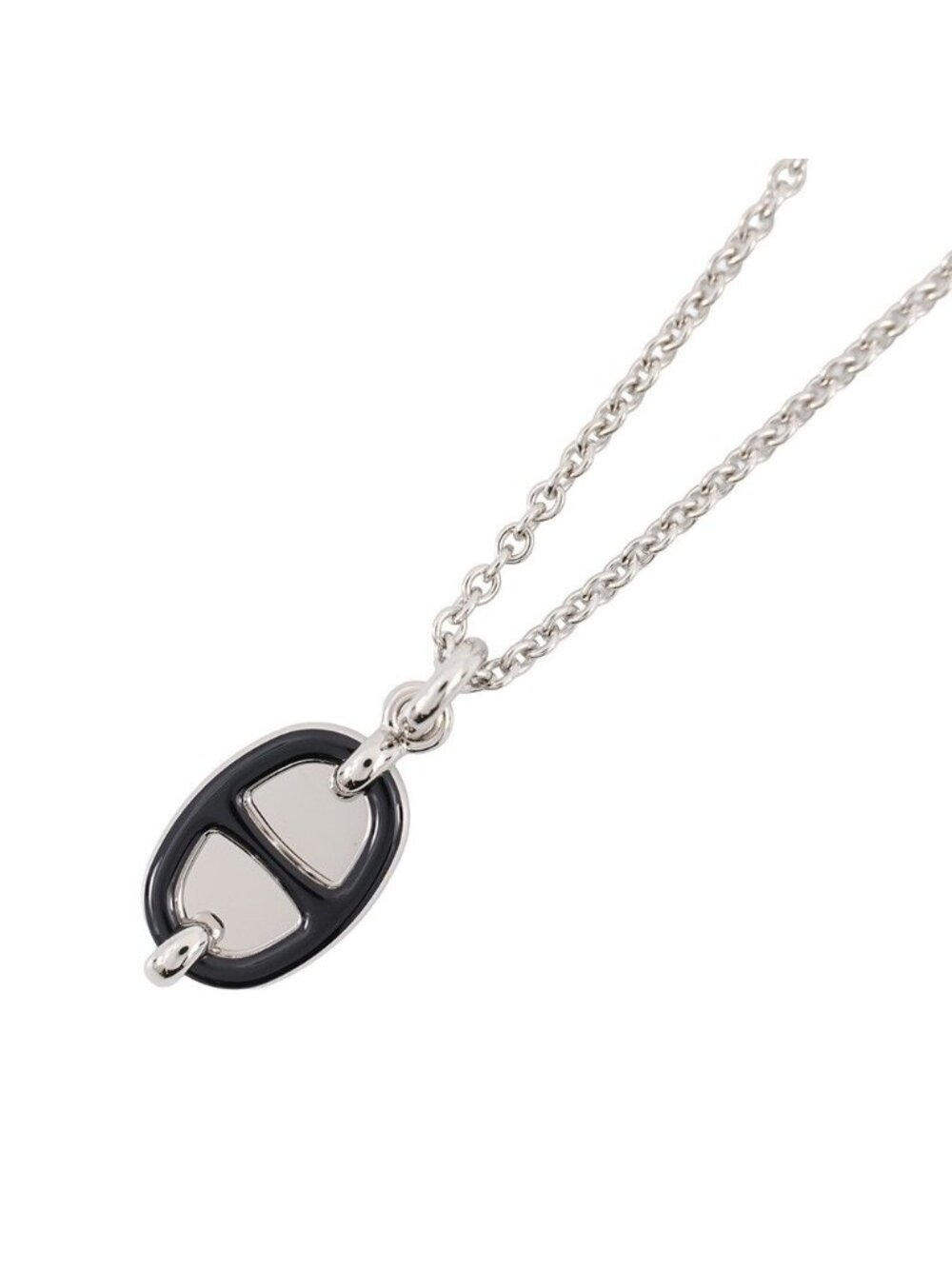 Hermes Pendant Mini Maillon PM Black